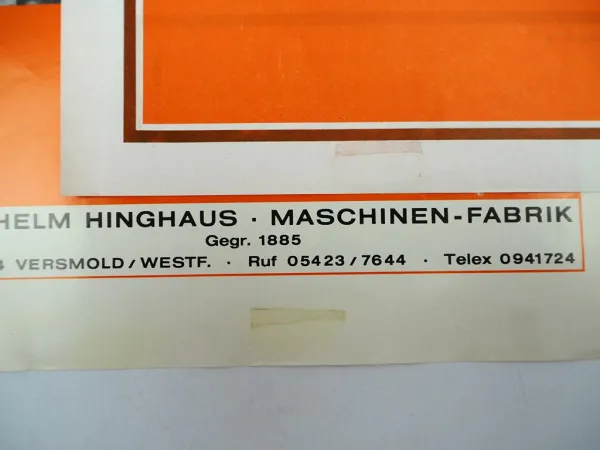 3x Original Prospekt Tritscher Ravenna Ballengatter für Anhänger ca. 1970er J.