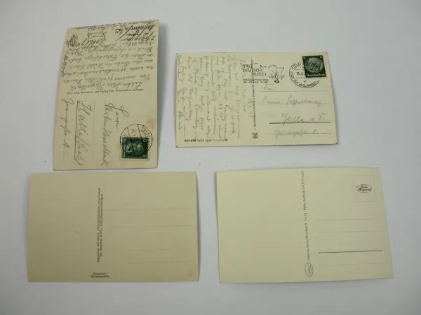 4 Foto AK Stuttgart Cannstatt Bärenschlößle 1938 Baden-Württemberg