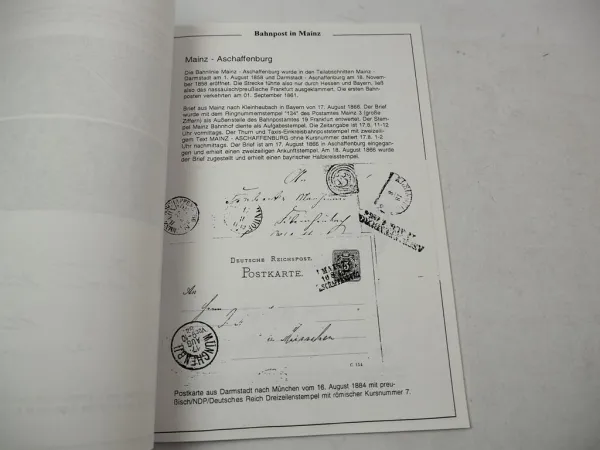 4 Hefte Postgeschichte Philatelie Mainz Privatpost Bahnpost Inflation