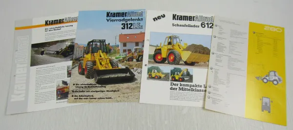 4 Prospekte Technische Daten Kramer Allrad 280 312LEx 612 Schaufellader