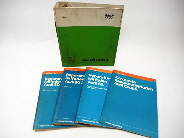 4 Reparaturleitfaden Audi 80 Coupe B2 Elektrische Anlage Fahrwerk Karosserie ab 1980