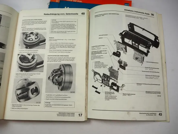 4 Reparaturleitfaden Audi 80 Coupe B2 Elektrische Anlage Fahrwerk Karosserie ab 1980