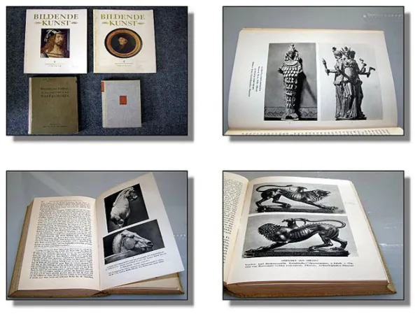 4x bildende Kunst, Kunst des Altertums, Kunstgeschichte 1953
