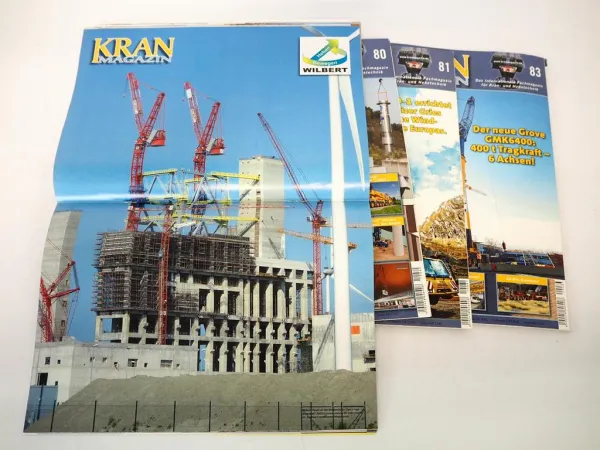 4x Orig. Zeitschrift Kranmagazin Fachmagazin für Kran- und Hebetechnik 2011/12