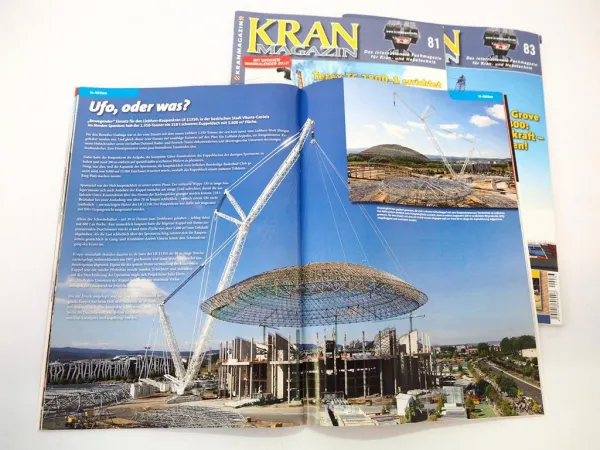 4x Orig. Zeitschrift Kranmagazin Fachmagazin für Kran- und Hebetechnik 2011/12