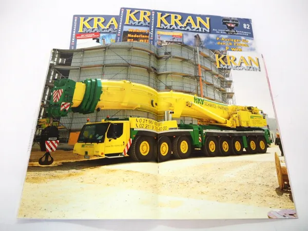 4x Orig. Zeitschrift Kranmagazin Fachmagazin für Kran- und Hebetechnik 2011/12
