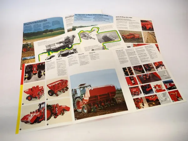 4x Original Prospekte Grimme Kartoffelvollernter Reihenfreileger Legemaschinen