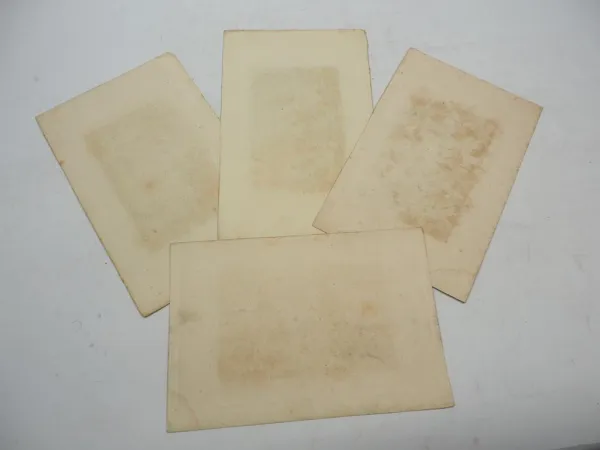 4x Stich oder Lithografie Thüringen Jena Gotha Erfurt Weimar Otto Wagner um 1850