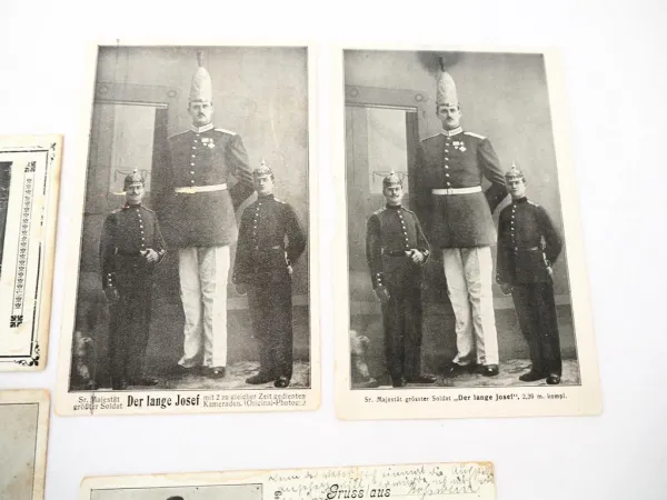 5 AK Liliputaner und Riesen, Langer Josef Indianerriese Lieschke Kellner 1902