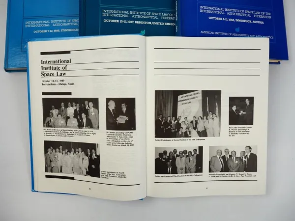 5 Books The Law of Outer Space, Proceedings of Colloquium 1985 - 1989
