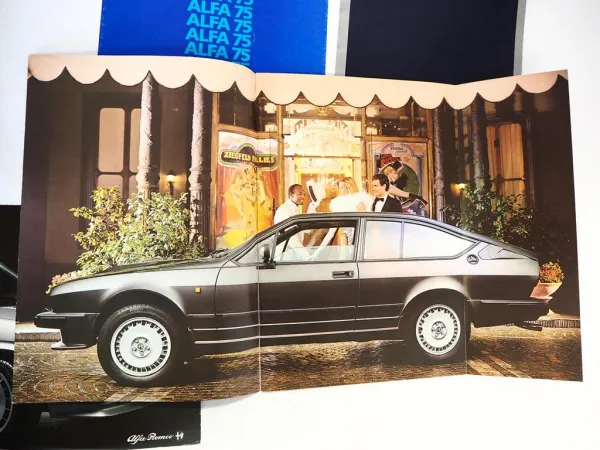 5x Original Prospekt Alfa Romeo 33 75 90 GTV aus den 1980er Jahren