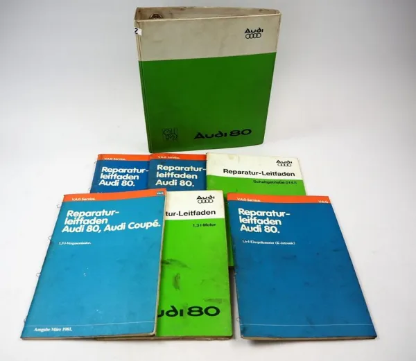 6 Original Reparaturleitfaden Audi 80 B2 ab 1978 Werkstatthandbuch Getriebe & Motor