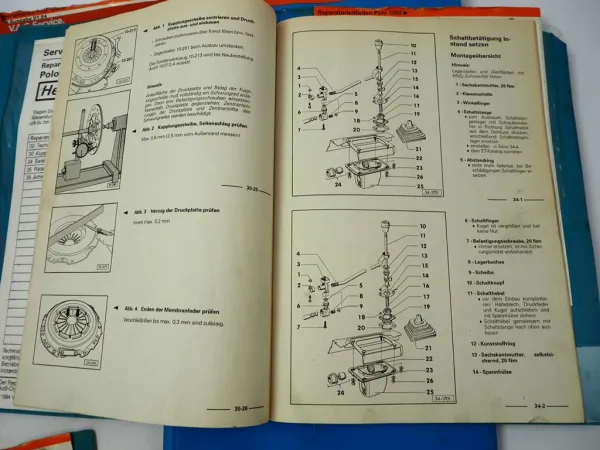 6 Reparaturleitfaden VW Polo 2 86c Coupe Fahrwerk Karosserie Getriebe Elektrik
