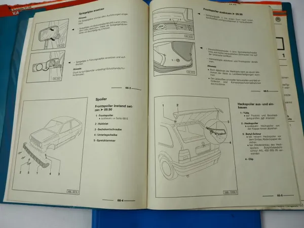 6 Reparaturleitfaden VW Polo 2 86c Coupe Fahrwerk Karosserie Getriebe Elektrik