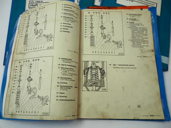 6 Reparaturleitfaden VW Polo 2 86c Coupe Fahrwerk Karosserie Getriebe Elektrik