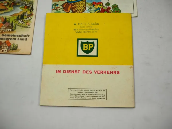 6 Teile Kinder Werbehefte BP Teddypolizei Diolen Tobi Jacobs Kaffee 1950er Jahre