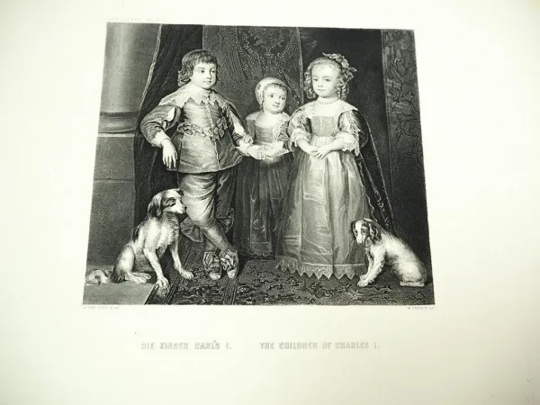6x Kupferstich Dresdener Galerie W. French Niederländische Meister ca. 1860