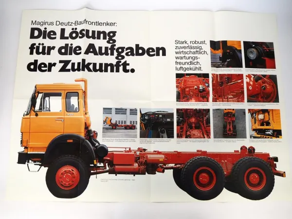 6x Prospekt Iveco Nutzfahrzeuge LKW Eurocargo Eurotrakker 1980/90er Jahre