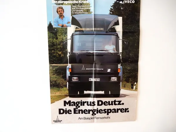 6x Prospekt Iveco Nutzfahrzeuge LKW Eurocargo Eurotrakker 1980/90er Jahre