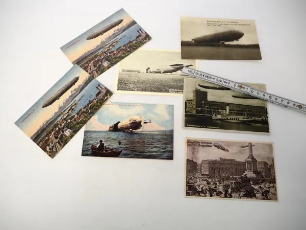 7 AK Zeppelin Luftschiffe Bodensee Friedrichshafen LZ130 Graf Zeppelin ungelaufen