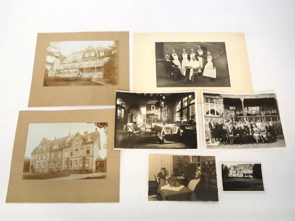 7x Foto laut alter Beschreibung Elberfeld Wuppertal Krankenhaus Klinik ca. 1930