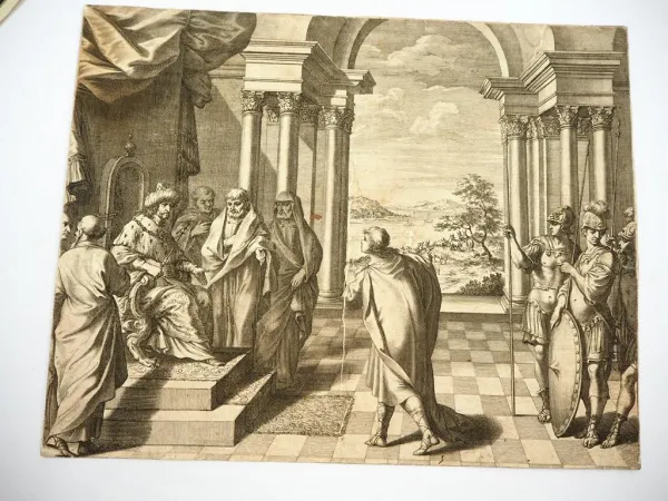 8 Kupferstiche und Radierungen ca. von 1600 bis 1900 verschiedene Motive