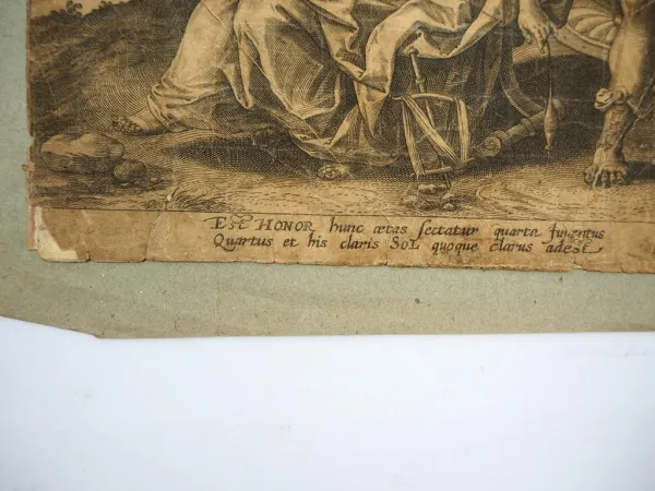 8 Kupferstiche und Radierungen ca. von 1600 bis 1900 verschiedene Motive