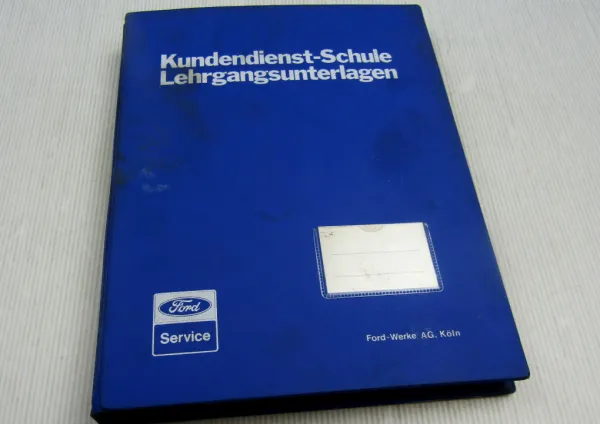 8x Ford Technical Training CARS and Trucks 2,0l Diesel Engine Emission EEC-IV 84