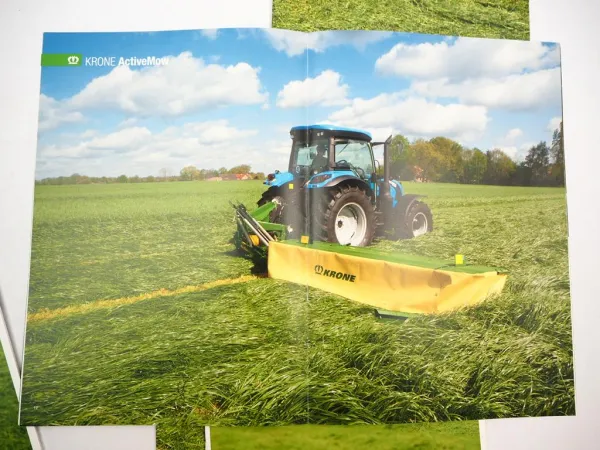 8x Original Prospekt Krone Landtechnik Mähwerke Presse 2015-19