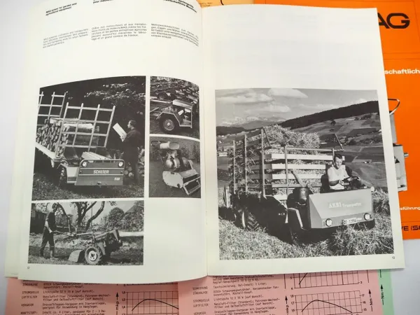 8x Original Prospekt MAG Motor für Landmaschinen Baumaschinen Sportfahrzeug Boot