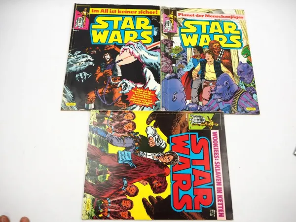 9 Comics Star Wars + Krieg der Sterne Gebrauchter Zustand