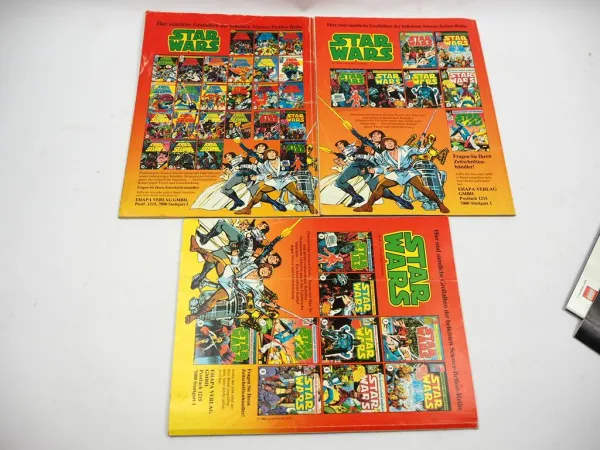 9 Comics Star Wars + Krieg der Sterne Gebrauchter Zustand