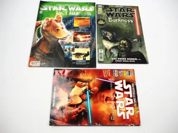9 Comics Star Wars + Krieg der Sterne Gebrauchter Zustand