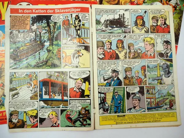 9x Comic Bessy Ausgabe ca. 1960/70er Jahre Bastei Verlag