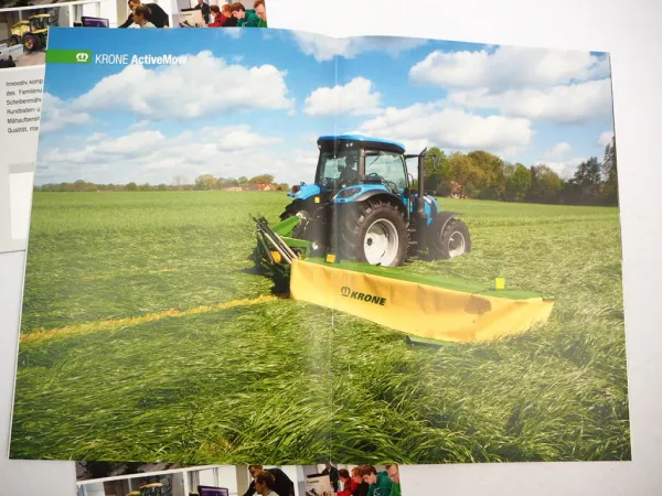 9x Original Prospekt Krone Landtechnik Mähwerke Schwader Presse 2015 bis 2019