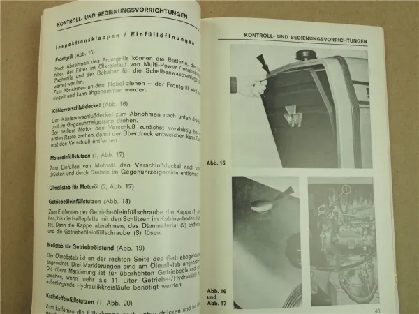 Original Massey Ferguson MF 575MP 575-8G Betriebsanleitung 1976 Wartungsplan