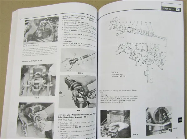 Massey Ferguson MF 148 MF 152 MF 158 Werkstatthandbuch