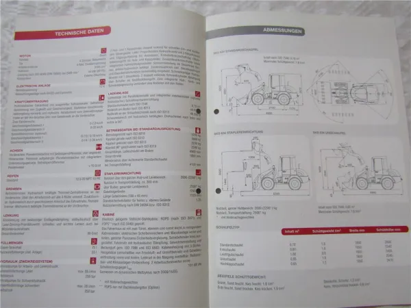 15 Prospekte Terex Schaeff HR 2.0 14 16 18 42 Bagger SKL 160 260 854 Lader