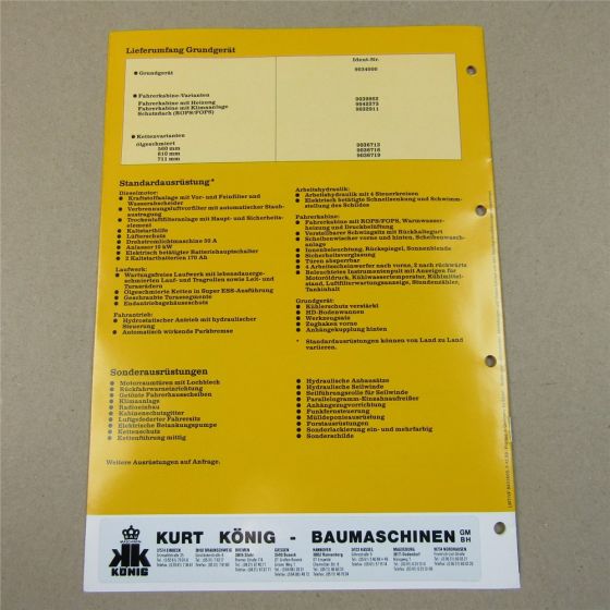 Prospekt Liebherr PR 751 Planierraupe 330 PS Technsiche Beschreibung 1993