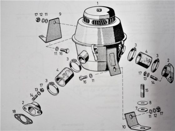 Farymann S SW 2 Zyl 4Takt Dieselmotor V-Form Ersatzteilliste Bedienungsanleitung