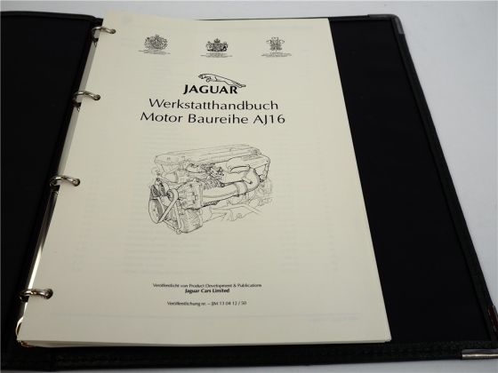 Jaguar AJ16 Motor Reparaturanleitung Werkstatthandbuch Stand 1994