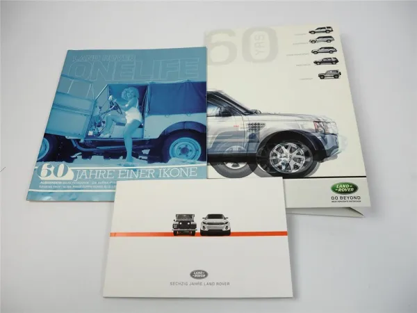 60 J. Land Rover 1948 - 2008 Prospekt Freelander Range Rover Discovery Onelife