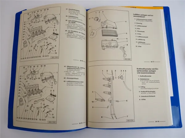 Reparaturleitfdaen VW Golf 4 GTI 1,8 l Motor ARZ Motronic Einspritzanlage Zündan