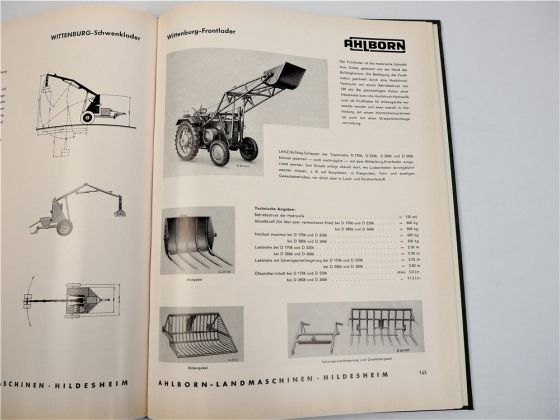 100 Jahre Ahlborn Landmaschinen 1856 - 1956 Unimog Lanz Welger Claas Demag