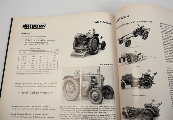 100 Jahre Ahlborn Landmaschinen 1856 - 1956 Unimog Lanz Welger Claas Demag