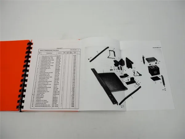 Eicher EM 200 Eicher Tiger Ersatzteilliste 1959 Ausgabe A