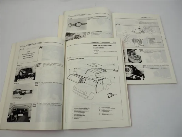 Toyota Starlet P6 KP60 Werkstatthandbuch 1978 Reparaturanleitung