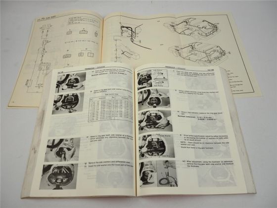 Toyota Tercel AL 21 25 1983 Repair Manual Wiring diagrams for USA Canada
