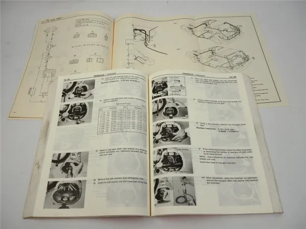 Toyota Tercel AL 21 25 1983 Repair Manual Wiring diagrams for USA Canada