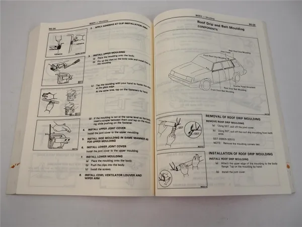 Toyota Tercel Wagon AL 25 1988 Repair Manual Engine Chassis Body Electrical